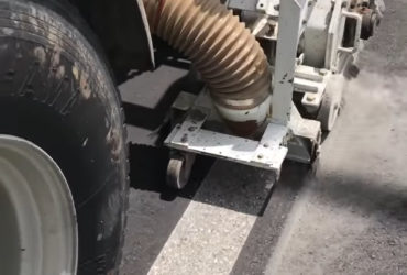 Dynatech PCD Head – Inlay Grooving going so fast his vacuum couldn’t keep up!